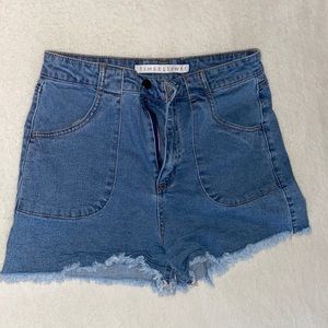 DENIM SHORTS